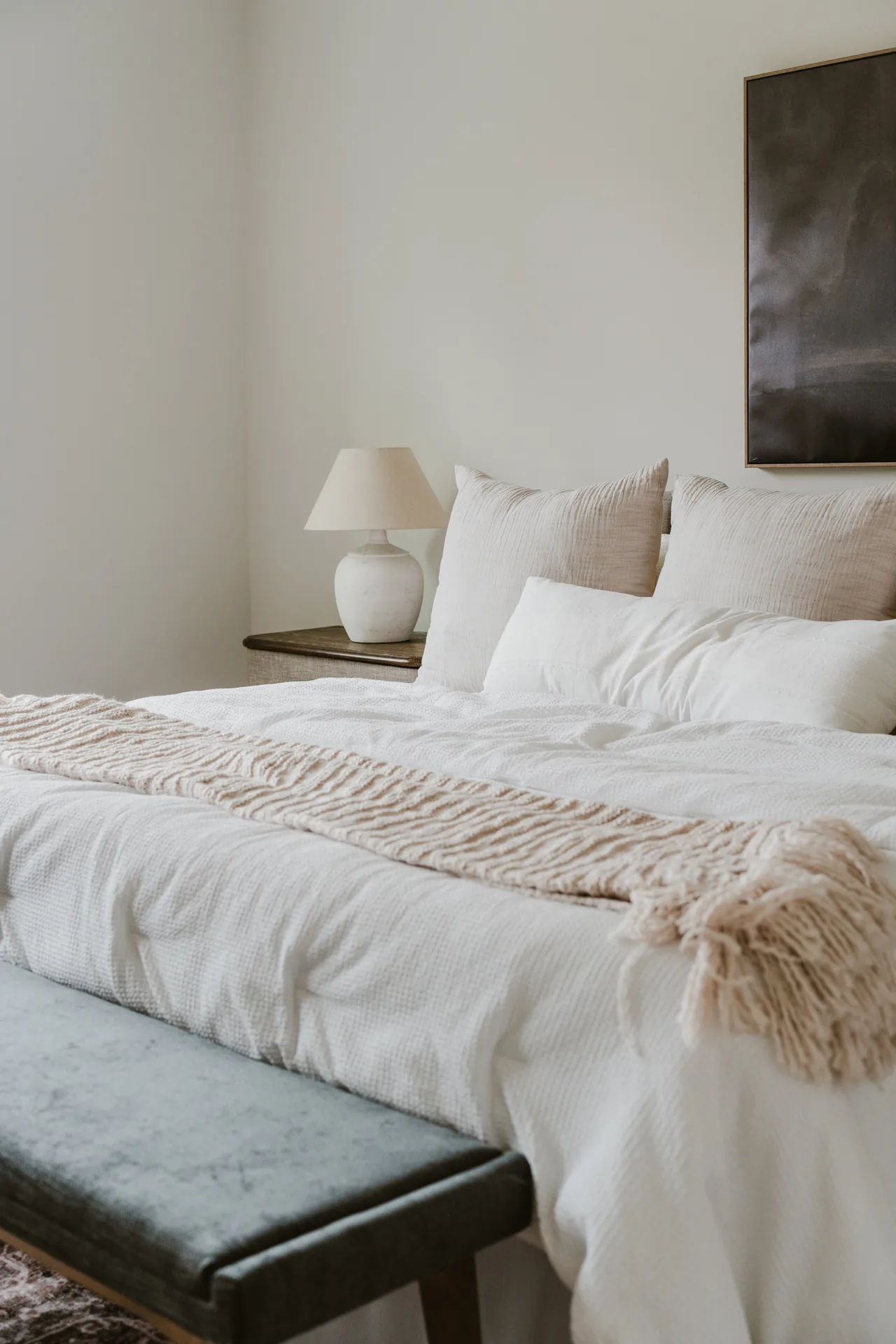 Bedroom at the completed 571 Lyttleton Dr home.